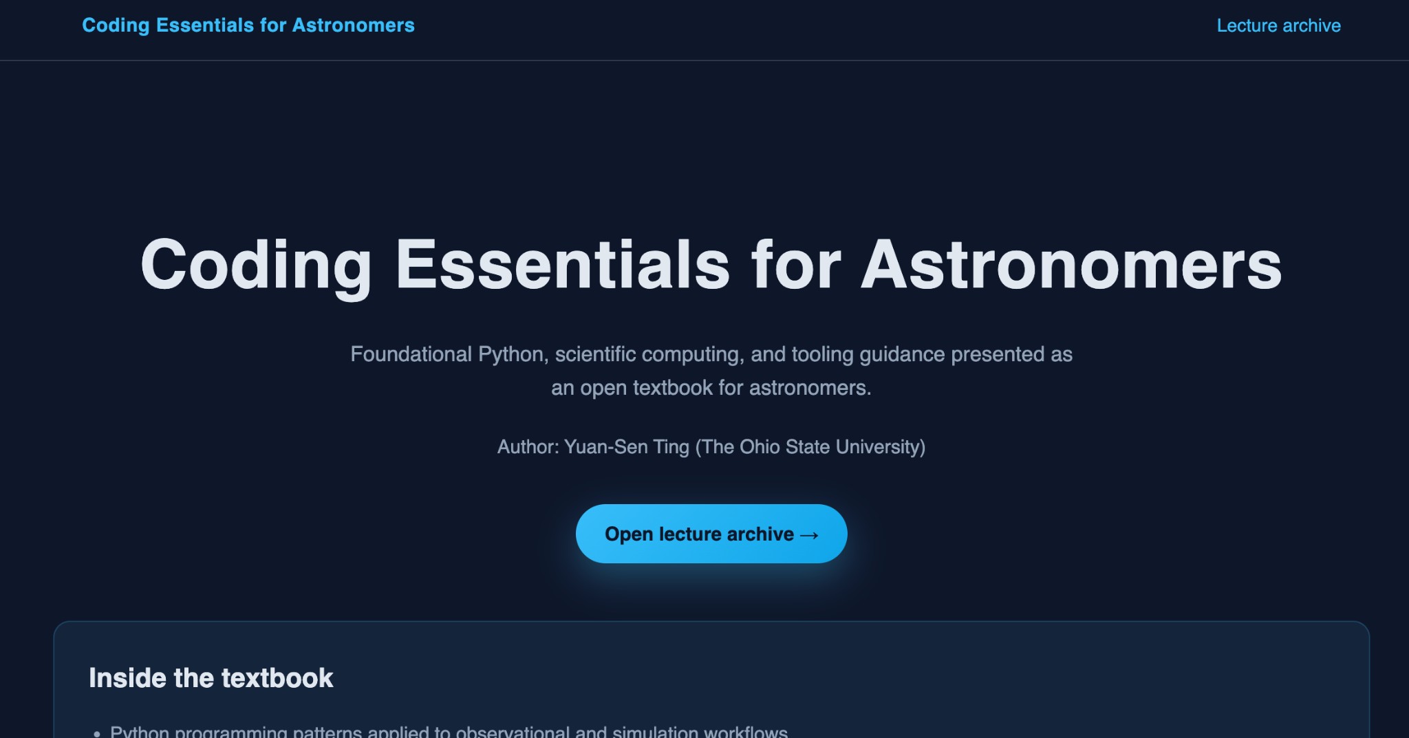 Coding Essentials for Astronomers